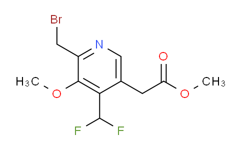 AM23447 | 1361797-97-8 | Methyl 2-(bromomethyl)-4-(difluoromethyl)-3-methoxypyridine-5-acetate