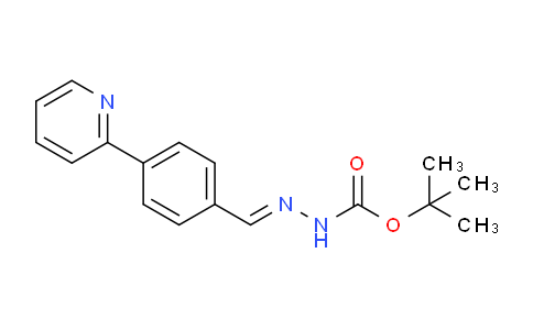 tert-Butyl 2-(4-(pyridin-2-yl)benzylidene)hydrazinecarboxylate