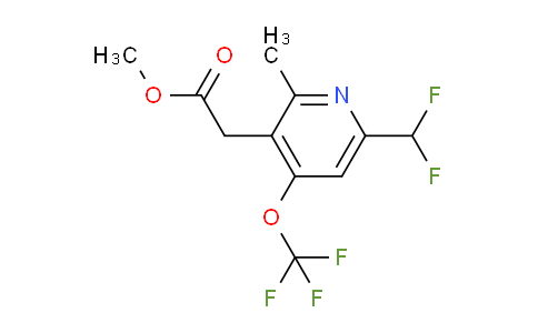 AM23459 | 1361906-44-6 | Methyl 6-(difluoromethyl)-2-methyl-4-(trifluoromethoxy)pyridine-3-acetate