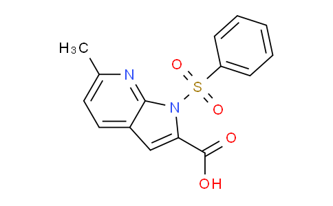 AM234718 | 1227270-51-0 | 6-Methyl-1-(phenylsulfonyl)-1H-pyrrolo[2,3-b]pyridine-2-carboxylic acid