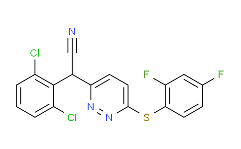 AM234764 | 209412-22-6 | 2-(2,6-Dichlorophenyl)-2-(6-((2,4-difluorophenyl)thio)pyridazin-3-yl)acetonitrile