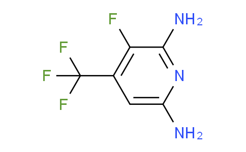3-Fluoro-4-(trifluoromethyl)pyridine-2,6-diamine