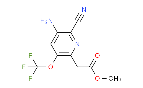 AM23478 | 1804451-06-6 | Methyl 3-amino-2-cyano-5-(trifluoromethoxy)pyridine-6-acetate