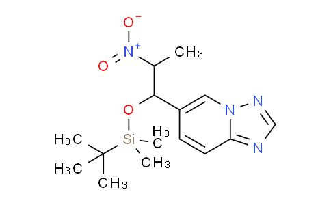 AM234790 | 1043907-95-4 | 6-(1-((tert-Butyldimethylsilyl)oxy)-2-nitropropyl)-[1,2,4]triazolo[1,5-a]pyridine