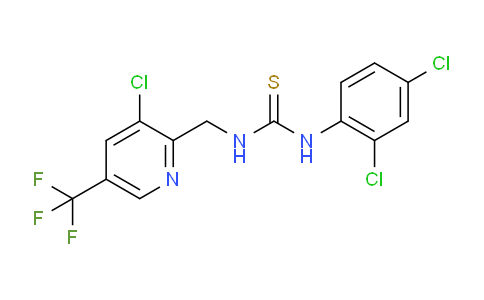 1-((3-Chloro-5-(trifluoromethyl)pyridin-2-yl)methyl)-3-(2,4-dichlorophenyl)thiourea