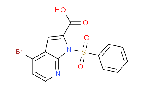 AM234824 | 1227268-63-4 | 4-Bromo-1-(phenylsulfonyl)-1H-pyrrolo[2,3-b]pyridine-2-carboxylic acid