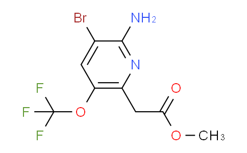 Methyl 2-amino-3-bromo-5-(trifluoromethoxy)pyridine-6-acetate
