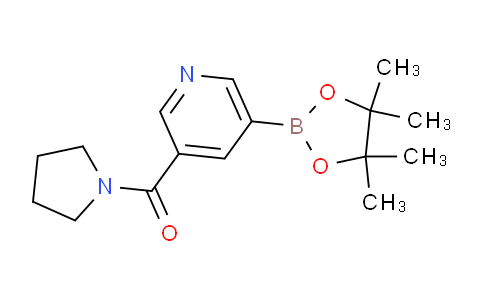 AM234854 | 1218790-21-6 | Pyrrolidin-1-yl(5-(4,4,5,5-tetramethyl-1,3,2-dioxaborolan-2-yl)pyridin-3-yl)methanone