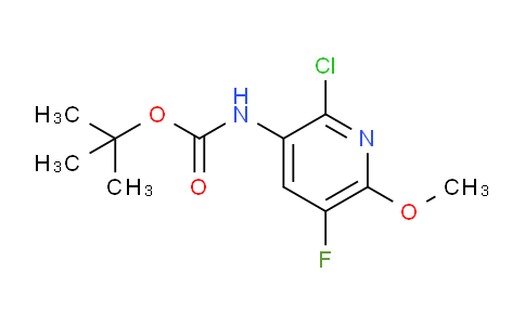tert-Butyl (2-chloro-5-fluoro-6-methoxypyridin-3-yl)carbamate