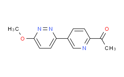 1-(5-(6-Methoxypyridazin-3-yl)pyridin-2-yl)ethanone
