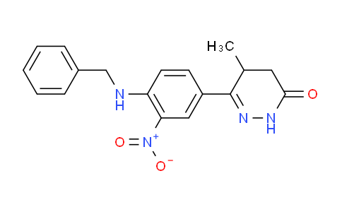 AM234993 | 77469-62-6 | 6-(4-(Benzylamino)-3-nitrophenyl)-5-methyl-4,5-dihydropyridazin-3(2H)-one