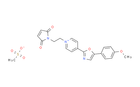 AM235009 | 155862-97-8 | 1-(2-(2,5-Dioxo-2,5-dihydro-1H-pyrrol-1-yl)ethyl)-4-(5-(4-methoxyphenyl)oxazol-2-yl)pyridin-1-ium methanesulfonate