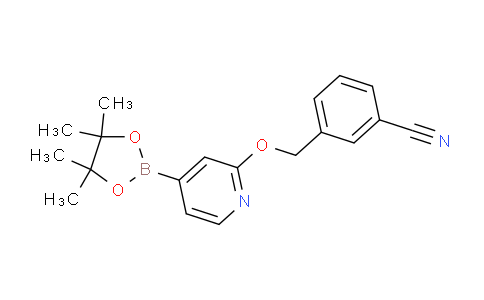 AM235054 | 1346708-13-1 | 3-(((4-(4,4,5,5-Tetramethyl-1,3,2-dioxaborolan-2-yl)pyridin-2-yl)oxy)methyl)benzonitrile