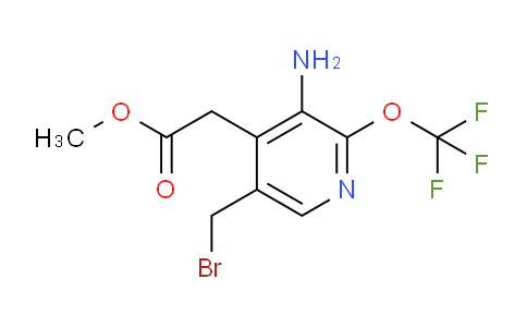 AM23509 | 1803440-50-7 | Methyl 3-amino-5-(bromomethyl)-2-(trifluoromethoxy)pyridine-4-acetate
