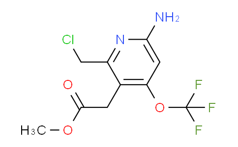 AM23511 | 1804611-92-4 | Methyl 6-amino-2-(chloromethyl)-4-(trifluoromethoxy)pyridine-3-acetate