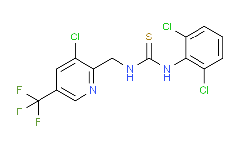 1-((3-Chloro-5-(trifluoromethyl)pyridin-2-yl)methyl)-3-(2,6-dichlorophenyl)thiourea