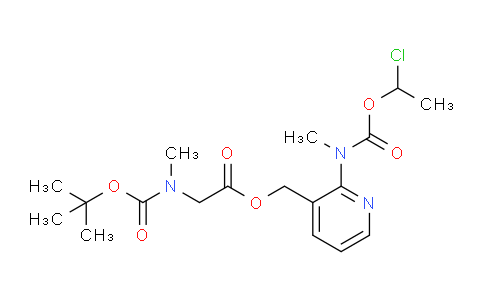 AM235118 | 338990-31-1 | (2-(((1-Chloroethoxy)carbonyl)(methyl)amino)pyridin-3-yl)methyl 2-((tert-butoxycarbonyl)(methyl)amino)acetate