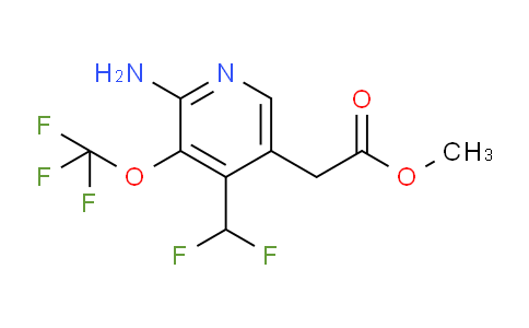 Methyl 2-amino-4-(difluoromethyl)-3-(trifluoromethoxy)pyridine-5-acetate