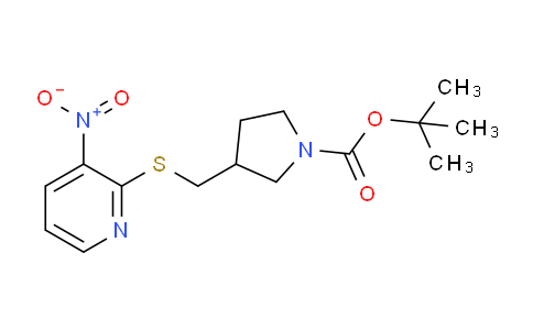 AM235170 | 1353979-04-0 | tert-Butyl 3-(((3-nitropyridin-2-yl)thio)methyl)pyrrolidine-1-carboxylate