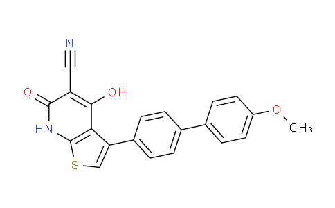 AM235243 | 844499-75-8 | 4-Hydroxy-3-(4'-methoxy-[1,1'-biphenyl]-4-yl)-6-oxo-6,7-dihydrothieno[2,3-b]pyridine-5-carbonitrile