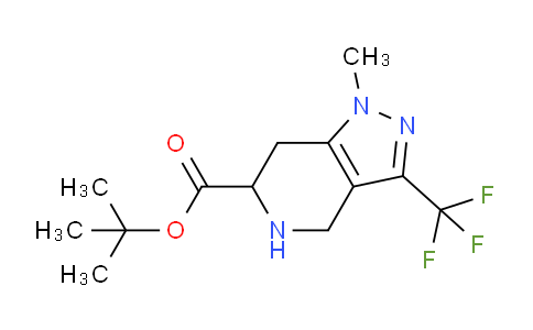 tert-Butyl 1-methyl-3-(trifluoromethyl)-4,5,6,7-tetrahydro-1H-pyrazolo[4,3-c]pyridine-6-carboxylate