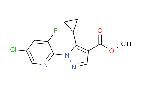 AM235268 | 1150164-42-3 | Methyl 1-(5-chloro-3-fluoropyridin-2-yl)-5-cyclopropyl-1H-pyrazole-4-carboxylate