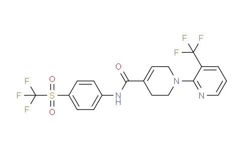 AM235279 | 824982-41-4 | 3'-(Trifluoromethyl)-N-(4-((trifluoromethyl)sulfonyl)phenyl)-3,6-dihydro-2H-[1,2'-bipyridine]-4-carboxamide