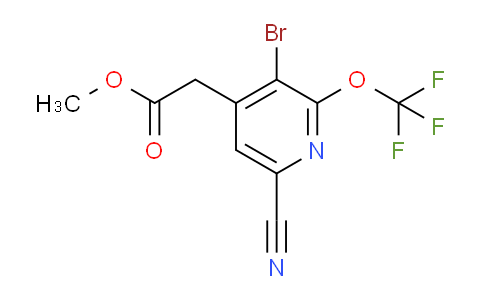 AM23530 | 1806156-51-3 | Methyl 3-bromo-6-cyano-2-(trifluoromethoxy)pyridine-4-acetate