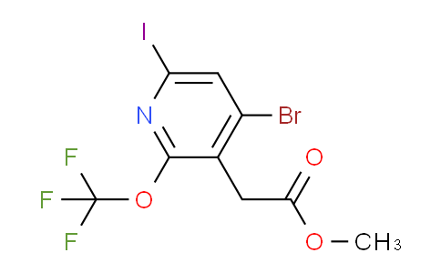 AM23532 | 1806223-22-2 | Methyl 4-bromo-6-iodo-2-(trifluoromethoxy)pyridine-3-acetate