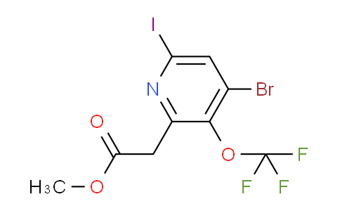 AM23537 | 1803675-85-5 | Methyl 4-bromo-6-iodo-3-(trifluoromethoxy)pyridine-2-acetate