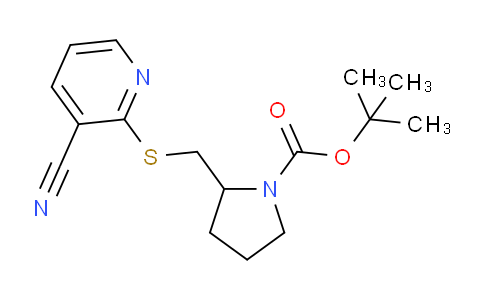 AM235421 | 1353978-84-3 | tert-Butyl 2-(((3-cyanopyridin-2-yl)thio)methyl)pyrrolidine-1-carboxylate
