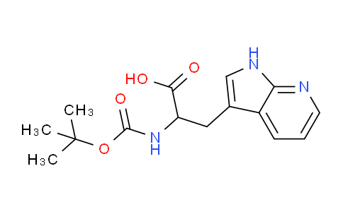 AM235444 | 129423-33-2 | 2-((tert-Butoxycarbonyl)amino)-3-(1H-pyrrolo[2,3-b]pyridin-3-yl)propanoic acid