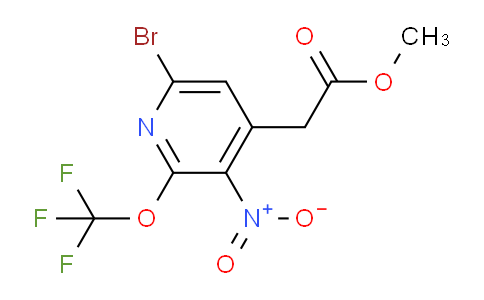 AM23545 | 1806124-54-8 | Methyl 6-bromo-3-nitro-2-(trifluoromethoxy)pyridine-4-acetate