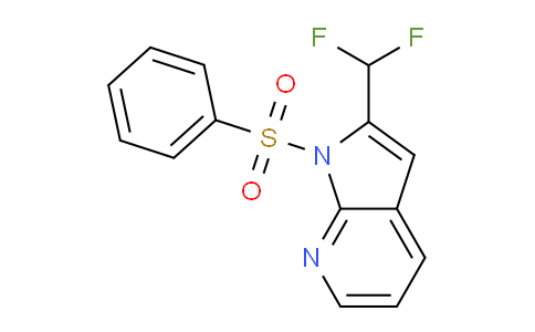 2-(Difluoromethyl)-1-(phenylsulfonyl)-1H-pyrrolo[2,3-b]pyridine