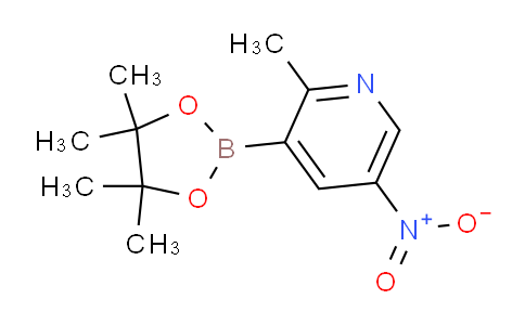 2-Methyl-5-nitro-3-(4,4,5,5-tetramethyl-1,3,2-dioxaborolan-2-yl)pyridine