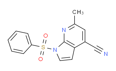 AM235530 | 1227270-24-7 | 6-Methyl-1-(phenylsulfonyl)-1H-pyrrolo[2,3-b]pyridine-4-carbonitrile