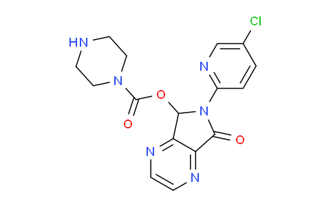 6-(5-Chloropyridin-2-yl)-7-oxo-6,7-dihydro-5H-pyrrolo[3,4-b]pyrazin-5-yl piperazine-1-carboxylate