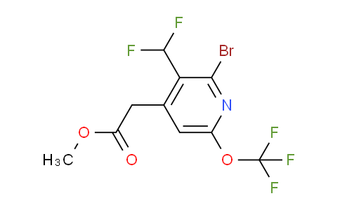 AM23559 | 1803914-02-4 | Methyl 2-bromo-3-(difluoromethyl)-6-(trifluoromethoxy)pyridine-4-acetate