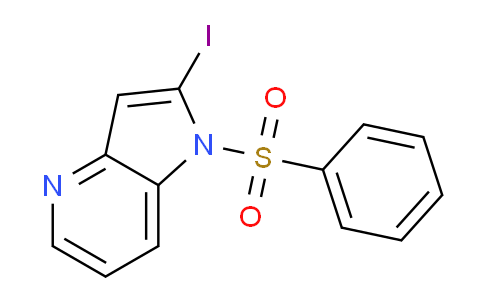 2-Iodo-1-(phenylsulfonyl)-1H-pyrrolo[3,2-b]pyridine