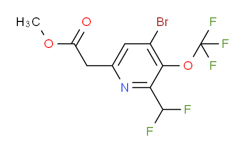 AM23561 | 1806078-88-5 | Methyl 4-bromo-2-(difluoromethyl)-3-(trifluoromethoxy)pyridine-6-acetate
