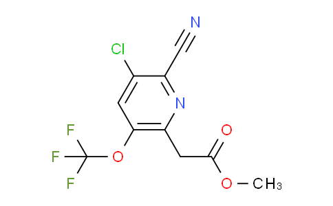 AM23564 | 1803910-76-0 | Methyl 3-chloro-2-cyano-5-(trifluoromethoxy)pyridine-6-acetate