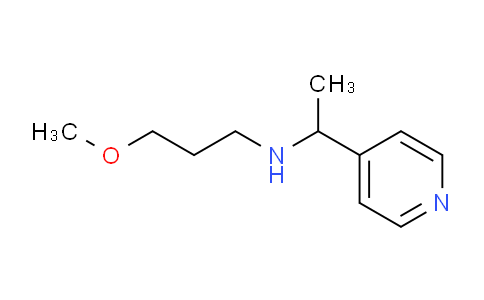 AM235643 | 1042589-25-2 | 3-Methoxy-N-(1-(pyridin-4-yl)ethyl)propan-1-amine