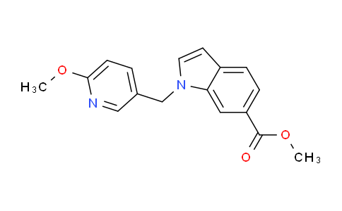 AM235656 | 1191905-07-3 | Methyl 1-((6-methoxypyridin-3-yl)methyl)-1H-indole-6-carboxylate