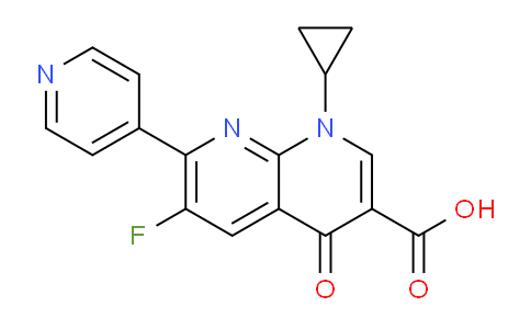 AM235680 | 99108-94-8 | 1-Cyclopropyl-6-fluoro-4-oxo-7-(pyridin-4-yl)-1,4-dihydro-1,8-naphthyridine-3-carboxylic acid