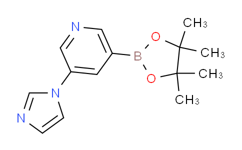 AM235791 | 1201644-45-2 | 3-(1H-Imidazol-1-yl)-5-(4,4,5,5-tetramethyl-1,3,2-dioxaborolan-2-yl)pyridine