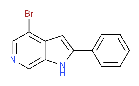 4-Bromo-2-phenyl-1H-pyrrolo[2,3-c]pyridine
