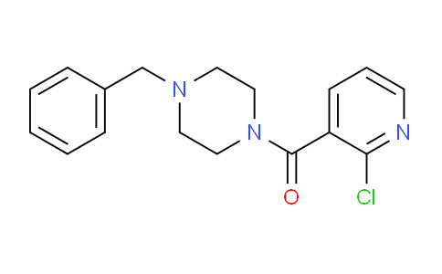 (4-Benzylpiperazin-1-yl)(2-chloropyridin-3-yl)methanone
