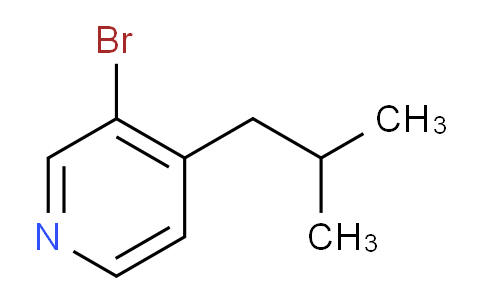 3-Bromo-4-isobutylpyridine