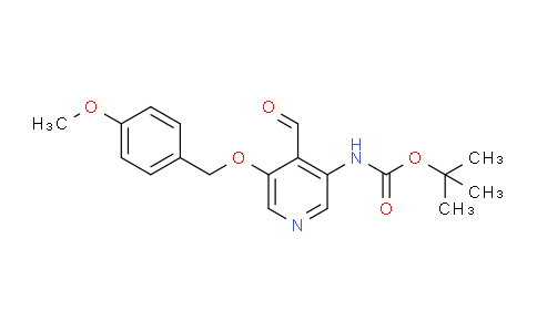 AM235870 | 552331-77-8 | tert-Butyl (4-formyl-5-((4-methoxybenzyl)oxy)pyridin-3-yl)carbamate