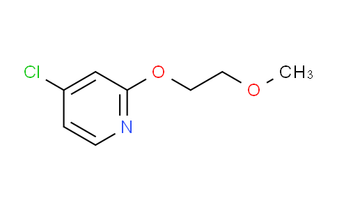 AM235881 | 1346809-08-2 | 4-Chloro-2-(2-methoxyethoxy)pyridine